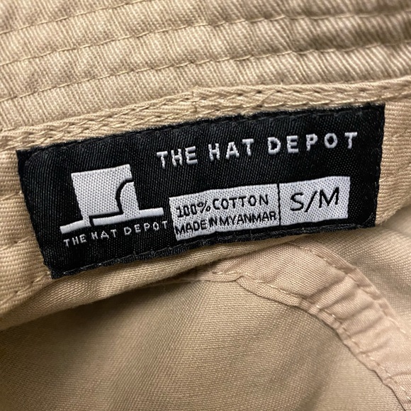 New Beige bucket hat.  Size S / M - Picture 3 of 4